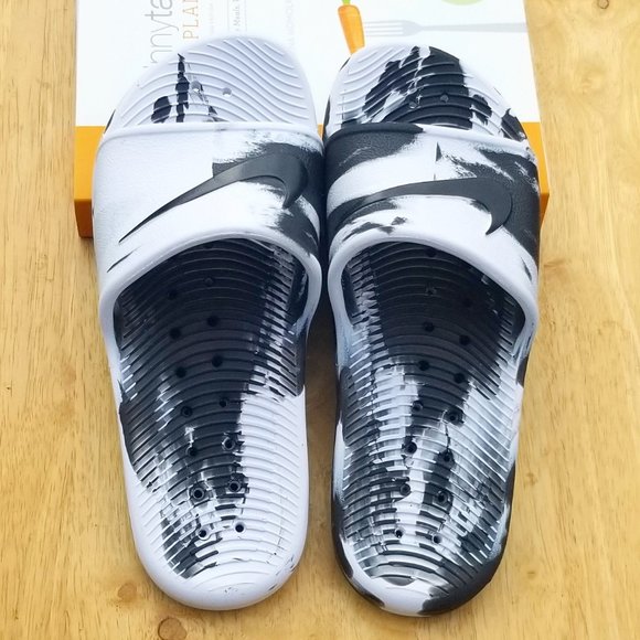 New Mens Nike Kawa Shower Marble Slides 